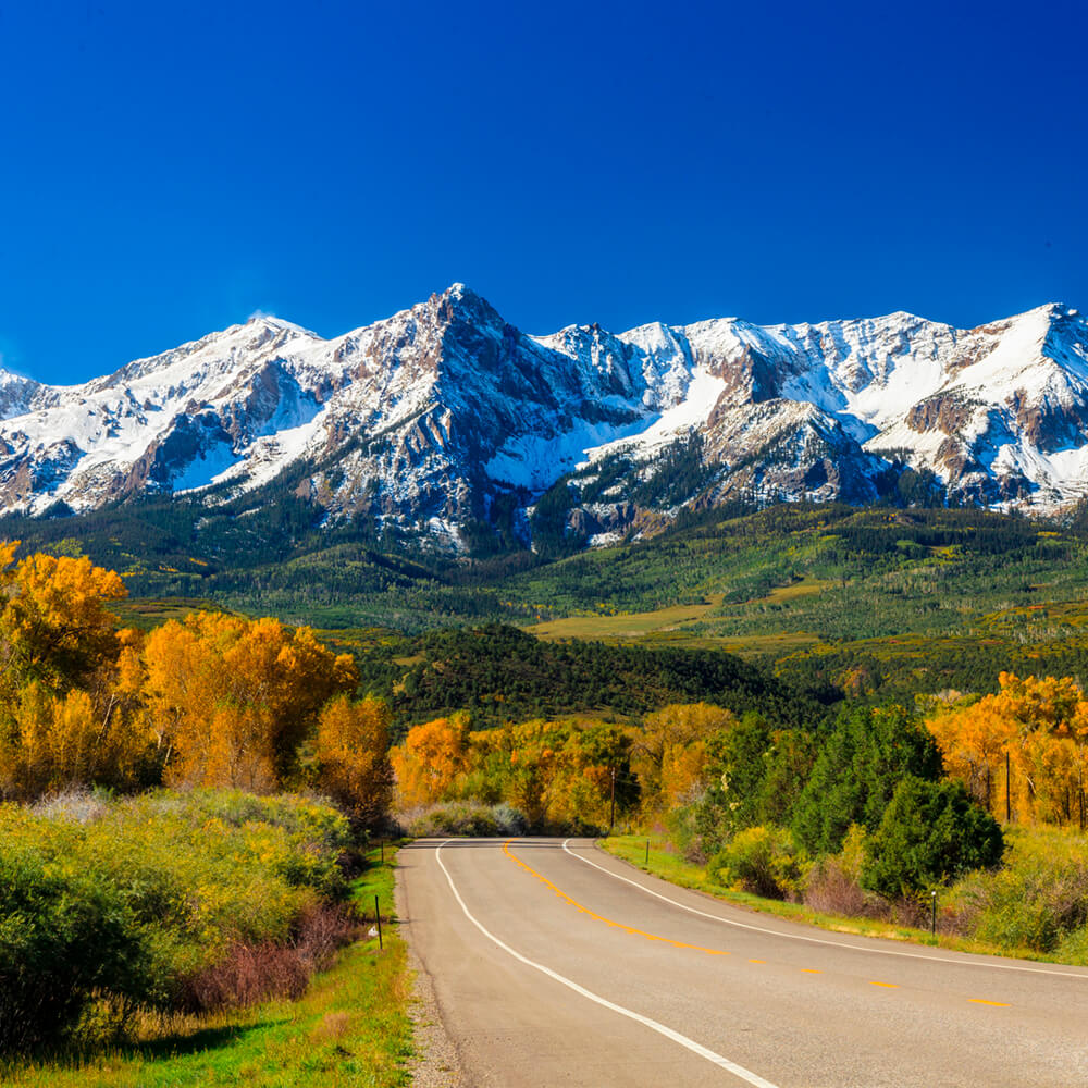 Дорога в Колорадо (ширина: 3000 мм, высота: 2800 мм, количество полос: 3)