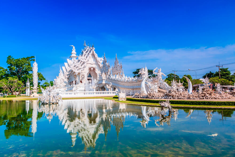 Храм в Таиланде (ширина: 4000 мм, высота: 2800 мм, количество полос: 4)