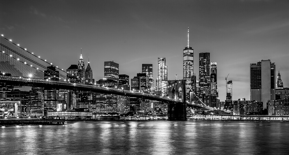 Мост в Нью-Йорке (ширина: 4000 мм, высота: 2800 мм, количество полос: 4)
