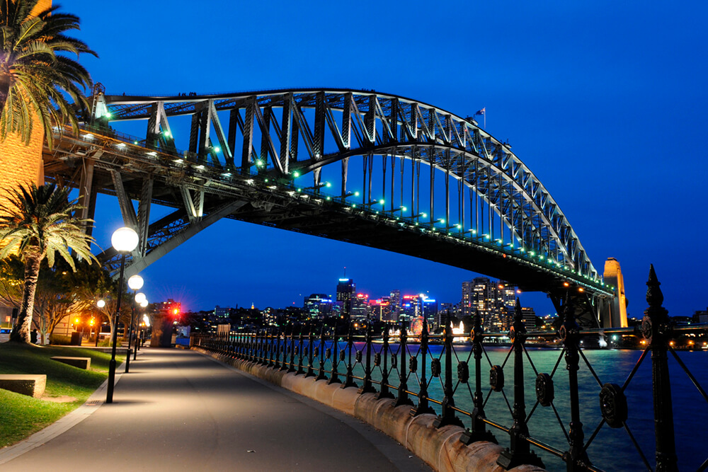 Мост в Сиднее (ширина: 4000 мм, высота: 2800 мм, количество полос: 4)