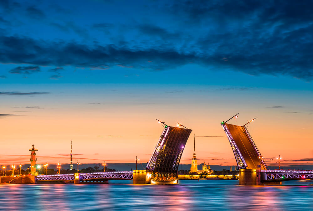 Мосты в Санкт-Петербурге (ширина: 4000 мм, высота: 2800 мм, количество полос: 4)