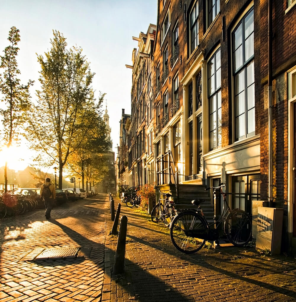 На улице Амстердама (ширина: 3000 мм, высота: 2800 мм, количество полос: 3)