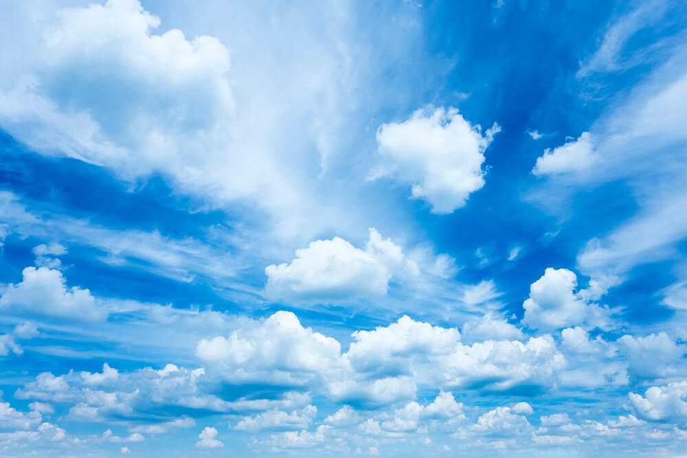 Облака 2 (ширина: 4000 мм, высота: 2800 мм, количество полос: 4)