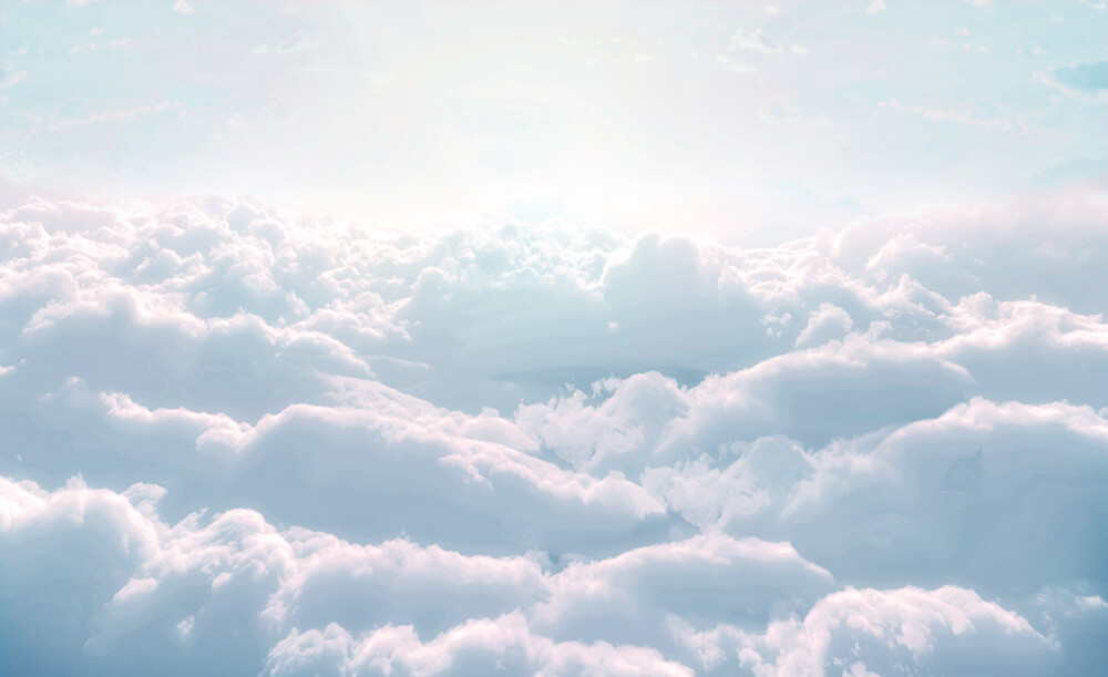 Полдень над облаками (ширина: 4000 мм, высота: 2800 мм, количество полос: 4)