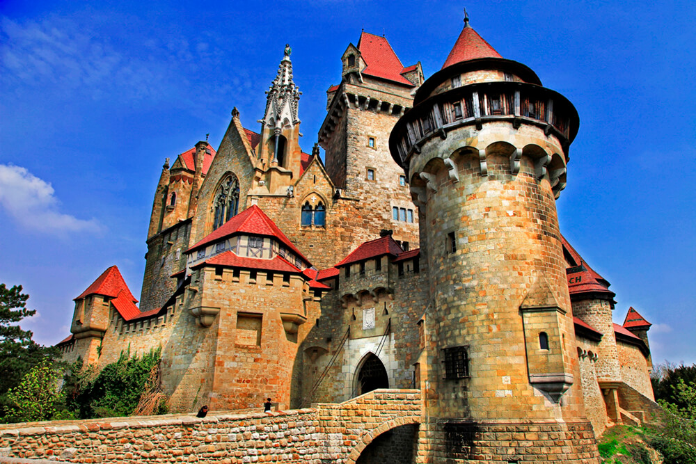 Замок Кройценштайн (ширина: 4000 мм, высота: 2800 мм, количество полос: 4)